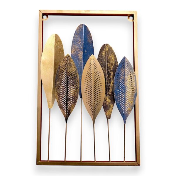 1774476503_Brovion™-Metal-Wall-Art-Set-of-3-–-Rectangular-Frame-Leaf-Design-Panels-44x30-CM-Each-Handcrafted-Iron-Wall-Decor-for-Living-Room-Bedroom-Hall-Office-–-Gold-Blue-and-Multicolor.jpg Brovion™ Metal Wall Art Set of 3 – Rectangular Frame Leaf Design Panels | 44x30 CM Each | Handcrafted Iron Wall Decor for Living Room, Bedroom, Hall, Office – Gold, Blue, and Multicolor
