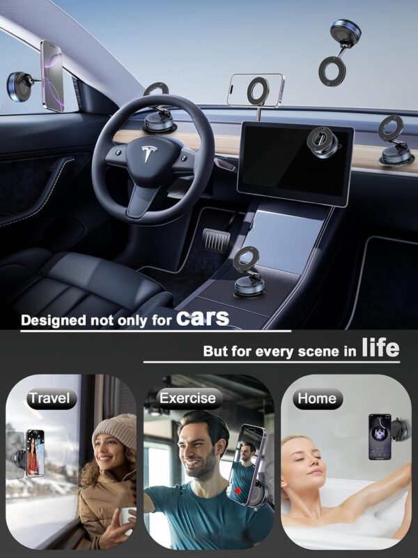 1774478055_360°-Vaccum-Magnetic-Phones-Holder-Magnetic-Car-Phone-Mount-Hands-Free-Suction-Cup-Phones-Holder-for-with-Study-CarGymMirrorShower-Car-Mount-Compatible-All-Mobiles-Pack-1.jpg 360° Vaccum Magnetic Phones Holder, Magnetic Car Phone Mount, Hands-Free Suction Cup Phones Holder for with Study Car/Gym/Mirror/Shower, Car Mount Compatible All Mobiles (Pack 1)