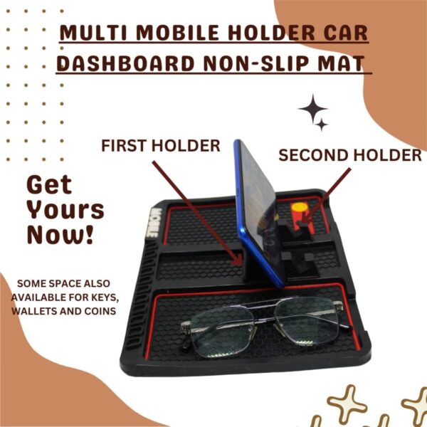 1774482049_Car-Dashboard-Mobile-Holder-Anti-Slip-Mat-with-Phone-Stand-Number-Plate-–-Non-Slip-Silicone-Dashboard-Organizer-for-Car-Interior-Pack-of-1.jpg Car Dashboard Mobile Holder Anti-Slip Mat with Phone Stand & Number Plate – Non-Slip Silicone Dashboard Organizer for Car Interior (Pack of 1)