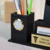1774493096_Deskart-Doctor-Pen-Stand-Customized-Desk-Organizer-for-Doctors-and-Medical-Aspirants-with-Pencil-Holder-Clock-Mobile-Visiting-Card-Holder-and-Personalized-Name-Engraved-Plate.jpg Deskart Doctor Pen Stand | Customized Desk Organizer for Doctors and Medical Aspirants with Pencil Holder, Clock, Mobile, Visiting Card Holder and Personalized Name Engraved Plate