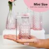 Ekhasa 100% Crystal Clear Glass Bud Vases (Set of 5) | Transparent Glass Vases for Water Plants & Decoration
