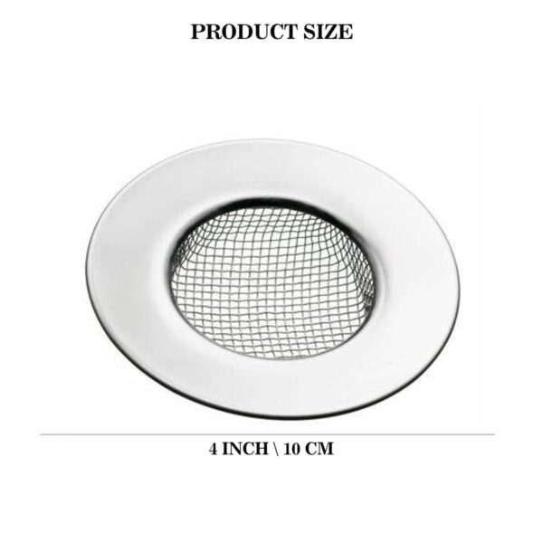 1774505639_Sulfar-Stainless-Steel-Sink-Strainer-Kitchen-Drain-Basin-Basket-Filter-Stopper-4-Inch-10cm-Chrome.jpg Sulfar Stainless Steel Sink Strainer | Kitchen Drain Basin Basket Filter & Stopper (4 Inch, 10cm) Chrome