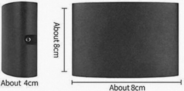 1774506621_Metal-2-Watts-2-Ray-Oval-Warm-White-Color-Up-Down-Led-Outdoor-Indoor-Ip65-Exterior-Wall-Step-Light-Fixture-Waterproof-Lamp.jpg Metal 2 Watts 2 Ray Oval Warm White Color Up Down Led Outdoor Indoor Ip65 Exterior Wall Step Light Fixture Waterproof Lamp