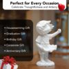 Ekhasa Nostrae Girl with Balloon Show Pieces for Home Decor Living Room Decorative Items | Cute Showpieces Gift Item for Decoration | Center Table Tv Showcase Office Desk Interior Statue Figurines