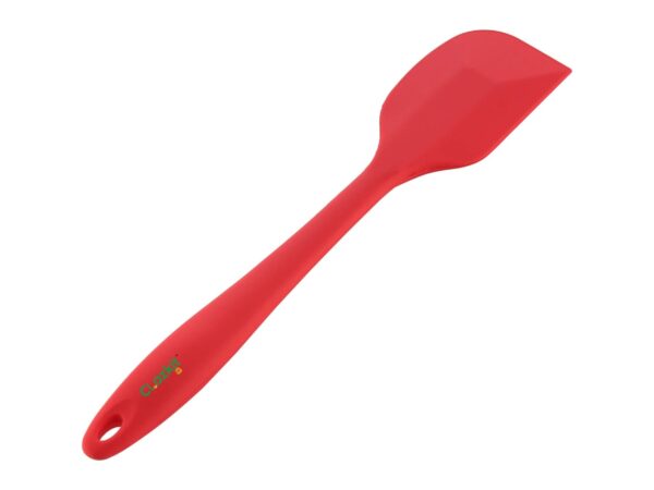 Clazkit - YH547 Premium Silicone Non-Stick Heat Resistant Spatulas with Steel Core Kitchen Utensils Non-Stick for Cooking, Baking and Mixing, 27cm,Red
