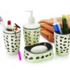 1774528799_Bathroom-Accessories-Set-4-Pieces-Bath-Ensemble-Set-Include-Hand-Liquid-Soap-DispenserSoap-DishToothbrush-Paste-Holder-Dust-Bin-Bathroom-Accessory-Set-for-Bathroom-Multicolor.jpg Bathroom Accessories Set - 4 Pieces Bath Ensemble Set Include Hand Liquid Soap Dispenser,Soap Dish,Toothbrush & Paste Holder, Dust Bin Bathroom Accessory Set for Bathroom, Multicolor