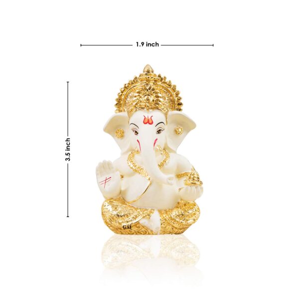 1774549767_Gold-Art-India-Ceramic-Ganesh-Idol-for-Car-Dashboard-Ganesha-Murti-Ganpati-Idol-for-Home-Decor-Puja-Lord-Ganesh-Statue-Gift-for-Office-Desk-Puja-Room-Figurine-3.5-x-2-inch1-Idol.jpg Gold Art India Ceramic Ganesh Idol for Car Dashboard Ganesha Murti Ganpati Idol for Home Decor Puja Lord Ganesh Statue Gift for Office Desk Puja Room Figurine 3.5 x 2 inch,1 Idol