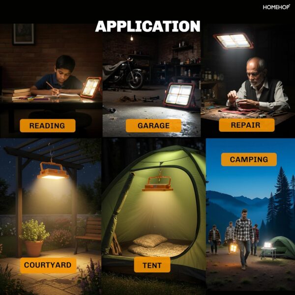 1774558990_Homehop-100W-Solar-Light-Outdoor-Waterproof-LED-Rechargeable-Emergency-Lamp-–-USB-Portable-Floodlight-for-Home-Garden-Camping-and-Indoor-Use-White-ABS.jpg Homehop 100W Solar Light Outdoor Waterproof LED Rechargeable Emergency Lamp – USB Portable Floodlight for Home, Garden, Camping, and Indoor Use (White, ABS)