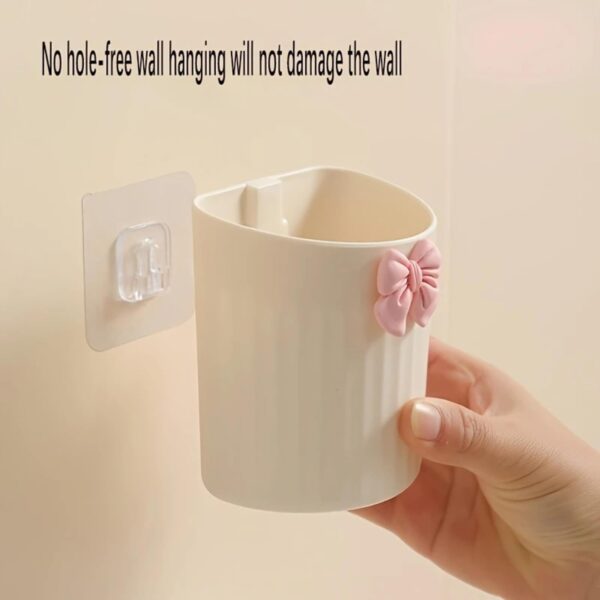 1774561313_SCALER-Wall-Mounta-Esthetic-Cosmetics-Makeup-Organizer-Modern-Plastic-Cosmetic-Storage-Lightweight-Bathroom-Accessory-Holder-for-Brushes-Tubes.jpg SCALER Wall Mounta Esthetic Cosmetics Makeup Organizer | Modern Plastic Cosmetic Storage| Lightweight Bathroom Accessory Holder for Brushes, Tubes