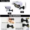 Best Solar Outdoor Motion Sensor Solar Lights 77 LEDs Spotlight with Remote Controller Floodlights Waterproof, Wireless Dummy Decoy Fake Security Camera