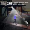 Best Solar Outdoor Motion Sensor Solar Lights 77 LEDs Spotlight with Remote Controller Floodlights Waterproof, Wireless Dummy Decoy Fake Security Camera