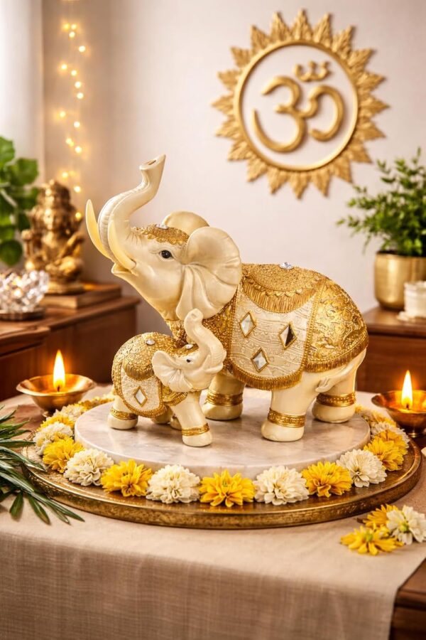 1774563978_CHIBRO-Decorative-Elephant-Showpiece-for-Home-Decor-Resin-Lucky-Elephant-Statue-with-Mother-Baby-Design-Tabletop-Feng-Shui-Good-Luck-Idol-White-Elephant-Family.jpg CHIBRO Decorative Elephant Showpiece for Home Décor | Resin Lucky Elephant Statue with Mother & Baby Design | Tabletop Feng Shui Good Luck Idol (White Elephant Family)