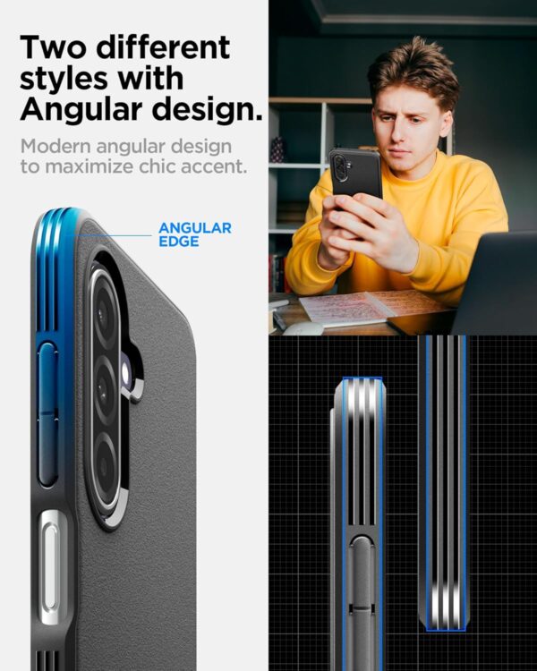 Spigen Sand Blast for Samsung Galaxy M17 5G Case Cover, Samsung A17 5G Case, F17 5G Back Cover (2025) - TPU｜Matte Black