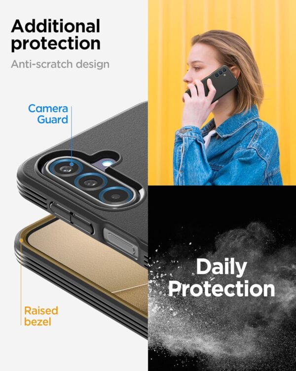 Spigen Sand Blast for Samsung Galaxy M17 5G Case Cover, Samsung A17 5G Case, F17 5G Back Cover (2025) - TPU｜Matte Black