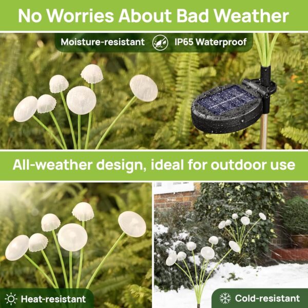 1774584044_Solar-Garden-Lights-2-Pack-Dual-Mode-LED-Solar-Mushroom-Lights-Waterproof-Solar-Garden-Decoration-Patio-Solar-Jellyfish-Lights-for-Garden-Ambience-Warm-Light.jpg Solar Garden Lights - 2 Pack, Dual Mode LED Solar Mushroom Lights, Waterproof Solar Garden Decoration, Patio, Solar Jellyfish Lights for Garden Ambience (Warm Light)