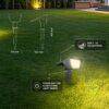Wipro Garnet Solar Spike Light SG02 | 2 in 1 Modes | Warm White Light | Auto ON(Night) & Off(Day) | Adjustable | IP65 | Outdoor Light for Home, Garden, Walkway, Landscape | Easy Installation | Pk 1
