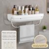 1774599120_KiZY-Self-Adhesive-Luxury-Bathroom-Shelf-Kitchen-Storage-Rack-Bathroom-Organizer-No-Drill-Require-Stuurdy-and-Durable.-White-Pack-of-2-for-Flat-Wall.jpg KiZY Self Adhesive Luxury Bathroom Shelf, Kitchen Storage Rack, Bathroom Organizer, No Drill Require, Stuurdy and Durable. (White Pack of 2, for Flat Wall)