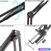 BROLAVIYA Overhead Long Articulating Arm Mobile/Tablet Stand Mount, for 4 to 11 Diagonal inch Display, Black