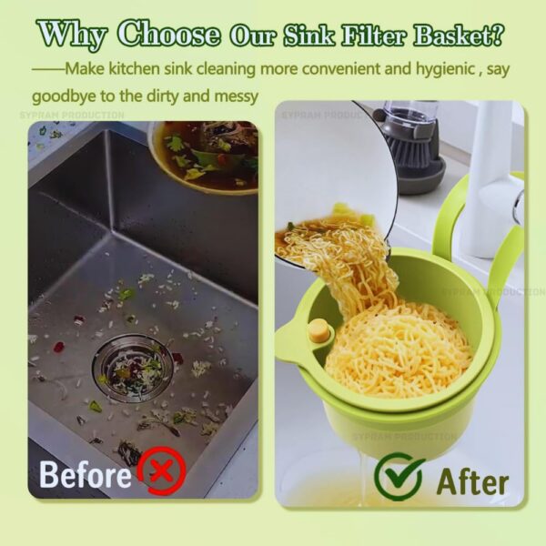 1774604420_Kitchen-Sink-Drain-Basket-Faucet-Hanging-Strainer-Sink-Strainer-Basket-Press-Automatic-Dumping-Kitchen-Draining-Basket-Drain-Shelf-Sink-Storage-Holder-for-Home-Kitchen-Multicolour.jpg Kitchen Sink Drain Basket, Faucet Hanging Strainer, Sink Strainer Basket, Press Automatic Dumping Kitchen Draining Basket, Drain Shelf Sink Storage Holder for Home Kitchen (Multicolour)