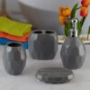 1774642053_Kookee-Ceramic-Bathroom-Set-–-Stylish-4-Piece-Bath-Accessories-Kit-with-Soap-Dispenser-Toothbrush-Holder-Tumbler-Soap-Dish-–-Modern-Designer-Decor-for-Home-Guest-Bathrooms-Grey-8105.jpg Kookee Ceramic Bathroom Set – Stylish 4 Piece Bath Accessories Kit with Soap Dispenser, Toothbrush Holder, Tumbler & Soap Dish – Modern & Designer Decor for Home & Guest Bathrooms, Grey (8105)