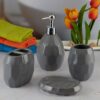 1774642054_Kookee-Ceramic-Bathroom-Set-–-Stylish-4-Piece-Bath-Accessories-Kit-with-Soap-Dispenser-Toothbrush-Holder-Tumbler-Soap-Dish-–-Modern-Designer-Decor-for-Home-Guest-Bathrooms-Grey-8105.jpg Kookee Ceramic Bathroom Set – Stylish 4 Piece Bath Accessories Kit with Soap Dispenser, Toothbrush Holder, Tumbler & Soap Dish – Modern & Designer Decor for Home & Guest Bathrooms, Grey (8105)