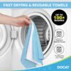 1774647265_DOCAT-Microfiber-Cleaning-Cloth-Roll-25x25-cm-Reusable-and-Washable-Tear-Away-Kitchen-Towel-Roll-Very-Soft-Cleaning-Cloths-for-Home-Kitchen-Office-Electronics-Car-Cleaning-Blue-20-Pack.jpg DOCAT Microfiber Cleaning Cloth Roll 25x25 cm, Reusable and Washable Tear-Away Kitchen Towel Roll, Very Soft Cleaning Cloths for Home, Kitchen, Office, Electronics, Car Cleaning (Blue, 20 Pack)