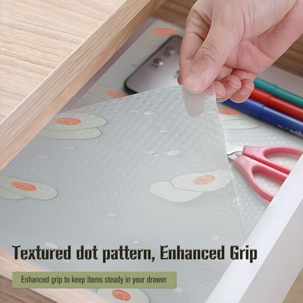 1774668069_ESPERO-Fridge-Mats-Kitchen-Mat-EVA-Food-Grade-Multipurpose-Washable-Anti-Slip-MatSheet-for-Fridge-Shelf-Liners-for-Kitchen-Shelves-Table-Kitchen-Drawer-mat-300-x-45-cm-Avocado.jpg ESPERO Fridge Mats, Kitchen Mat EVA Food Grade Multipurpose Washable Anti Slip Mat/Sheet for Fridge, Shelf Liners for Kitchen Shelves, Table, Kitchen Drawer mat - 300 x 45 cm (Avocado)