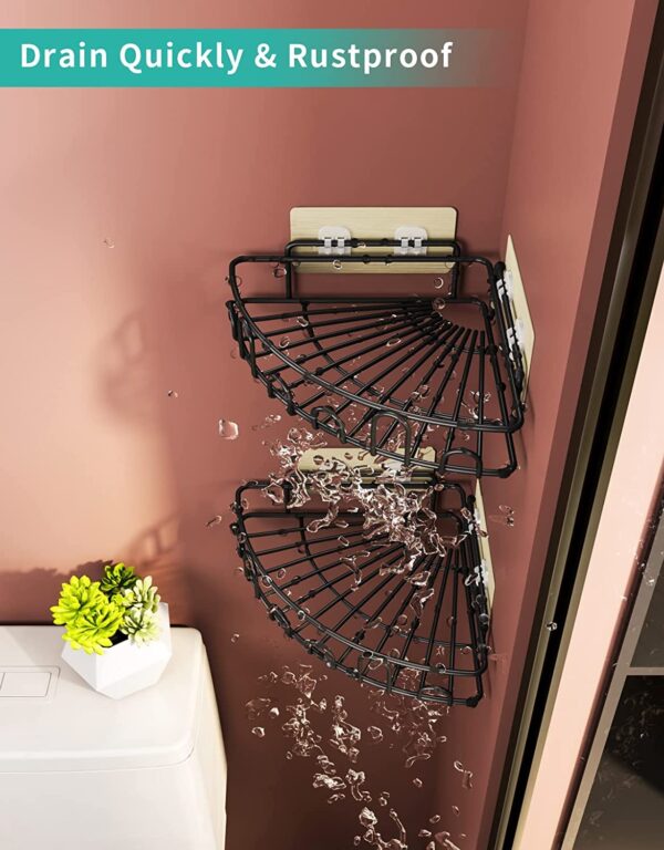 1774677784_Wall-Mounted-Self-Adhesive-Bathroom-Corner-ShelfKitchen-Rack-Holder-Bathroom-Accessories.jpg Wall Mounted Self-Adhesive Bathroom Corner Shelf/Kitchen Rack & Holder - Bathroom Accessories