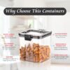 1774685037_GOLWYN-Air-Tight-Containers-For-Kitchen-Storage-Set-Fridge-Storage-Boxes-Kitchen-Containers-Set-700-Ml-Set-Of-4Plastic-Transparent.jpg GOLWYN Air Tight Containers For Kitchen Storage Set, Fridge Storage Boxes, Kitchen Containers Set (700 Ml Set Of 4)(Plastic), Transparent