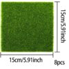 1774685652_8-Pcs-Miniature-Decorations-with-Grass-Mat-for-Decoration-5.95.9in-Green-Grass-Mat-Miniature-Garden-Decorations-Indoor-Outdoor-DIY-Fairy-Garden-Accessories-Shelf-Window-Display-Decor-Set.jpg 8 Pcs Miniature Decorations with Grass Mat for Decoration, 5.9*5.9in Green Grass Mat & Miniature Garden Decorations - Indoor Outdoor DIY Fairy Garden Accessories, Shelf Window Display Decor Set