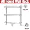 1774686424_GLOXY-Premium-Bathroom-Shelf-Rack-Chrome-Finish-Stainless-Steel-4in1-Wall-Mount-Bathroom-Soap-Rack-with-Toothbrush-Holder-Bathroom-Fittings-Accessories-Set-with-Multipurpose-Hooks.jpg GLOXY Premium Bathroom Shelf Rack - Chrome Finish Stainless Steel 4in1 Wall Mount Bathroom Soap Rack with Toothbrush Holder - Bathroom Fittings Accessories Set with Multipurpose Hooks