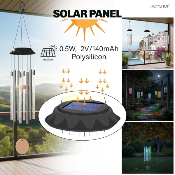 1774693291_Homehop-Solar-Light-Outdoor-Home-Waterproof-Multicolor-with-Musical-Bubble-Column-Windchime-LED-Decorative-Hanging-Lamp-for-Balcony-Garden-Patio-Courtyard-8-rods.jpg Homehop Solar Light Outdoor Home Waterproof Multicolor with Musical Bubble Column Windchime LED Decorative Hanging Lamp for Balcony, Garden, Patio, Courtyard (8 rods)