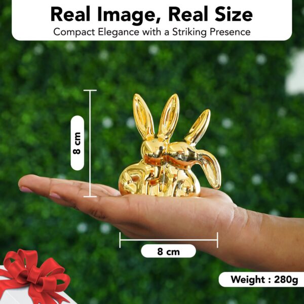 1774693716_Ekhasa-Nostrae-Rabbit-Show-Pieces-for-Home-Decor-Living-Room-Decorative-Items-Cute-Animals-Showpieces-Gift-Item-for-Decor-Center-Table-Tv-Showcase-Shelf-Office-Desk-Interior-Statue-Figurines.jpg Ekhasa Nostrae Rabbit Show Pieces for Home Decor Living Room Decorative Items | Cute Animals Showpieces Gift Item for Decor | Center Table Tv Showcase Shelf Office Desk Interior Statue Figurines