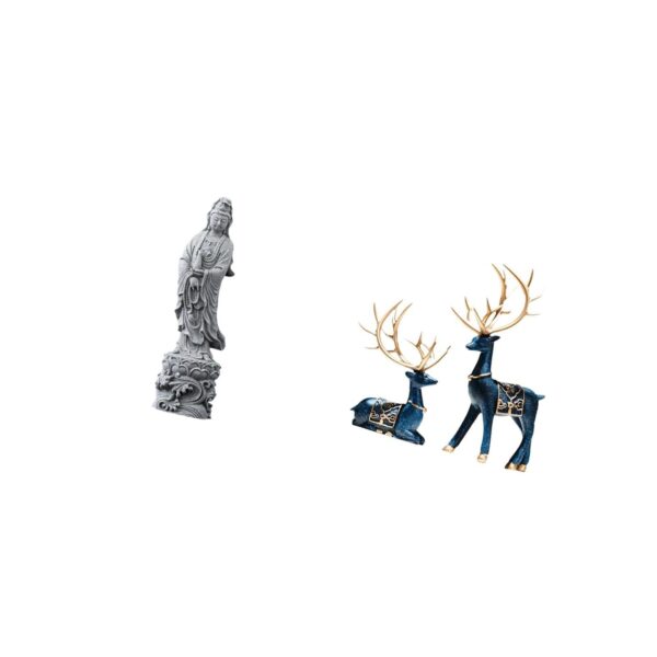 1774697386_Elegant-Guan-Yin-and-Reindeer-Statue-Set-Unique-Feng-Shui-Buddhist-and-Deer-Figurines-for-Home-Office-Hallway-Bedroom-Fireplace-Desktop-Decor.jpg Elegant Guan Yin and Reindeer Statue Set Unique Feng Shui Buddhist and Deer Figurines for Home Office Hallway Bedroom Fireplace Desktop Decor