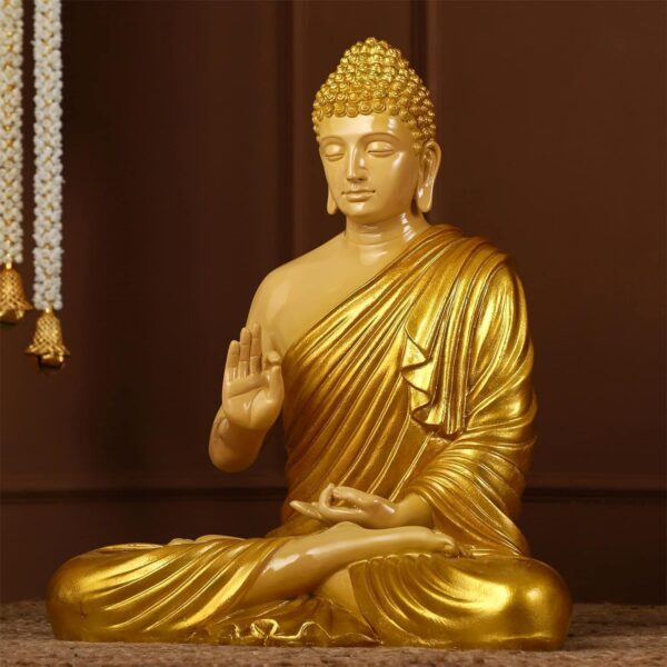 1774712903_Big-Size-Meditating-Buddha-Idol-Statue-Showpiece-for-Home-Garden-Living-Room-Decor-Decoration-Gift-Gifting-Items-15-inches-35cm-1-Feet-Buddha-Green-Golden-Cream-Golden.jpg Big Size Meditating Buddha Idol Statue Showpiece for Home Garden Living Room Decor Decoration Gift Gifting Items, 15 inches / 35cm / 1 Feet, Buddha (Green Golden) (Cream & Golden)