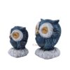 CraftVatika Resin Mother Owl with Baby Owl Decorative Showpiece, Handmade Owl Sculpture, Feng Shui Bird, Owl Bird Family Figurine, Gift for Kids, Uses for Living Room, Garden, Office Desk (Set of 2)