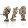1774732687_THE-Urban-Desires-Set-of-3-Men-Expression-Statue-Showpiece-Figurine-Lucky-Decorative-Items-Form-Office-Desktop-Decoration-Gifting-Black-Golden-Animal.jpg THE Urban Desires Set of 3 Men Expression Statue Showpiece Figurine Lucky Decorative Items Form Office Desktop Decoration & Gifting, Black Golden, Animal