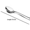 KC Stainless Steel Spoon Set, 12 Pieces, Indian Kitchen Utensils (6 Spoons and 6 Forks Set)