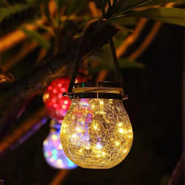 1774747970_GIGALUMI-GL-505-30-LED-Solar-Light-Outdoor-Lantern-with-5.5V-Panel-1200-mAh-Battery-4-Modes-Hanging-Globe-Jar-Lamp-for-Garden-Lawn-Patio-Yard-Pack-of-1-Warm-White.jpg GIGALUMI GL-505 30 LED Solar Light Outdoor Lantern with 5.5V Panel 1200 mAh Battery & 4 Modes Hanging Globe Jar Lamp for Garden Lawn Patio Yard (Pack of 1, Warm White)