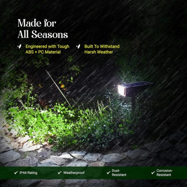 1774755882_Dylect®-Eco-Solar-Garden-Light-Outdoor-Pathway-Yard-Terrace-Garden-IP44-Waterproof-Long-8Hr-Runtime-with-Auto-OnOff-Feature-2-in-1-Cool-White-Warm-White.jpg Dylect® Eco Solar Garden Light Outdoor, Pathway, Yard, Terrace Garden, IP44 Waterproof, Long 8Hr Runtime with Auto On/Off Feature (2 in 1 Cool White + Warm White)