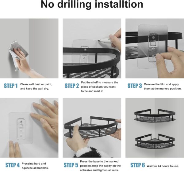 1774761469_Saiyam-Tringle-Aluminum-Bathroom-Corner-Shelf-for-Wallrustproof-Nail-Free-No-Drilling-Organizer-Holder-Bathroom-Shelf-for-Wall-Stand-for-Corner-Holder-Washroom-Bathroom-Accessories-Pack-of-2.jpg Saiyam Tringle Aluminum Bathroom Corner Shelf for Wall,rustproof, Nail-Free, No Drilling Organizer Holder, Bathroom Shelf for Wall Stand for Corner Holder, Washroom & Bathroom Accessories (Pack of 2)