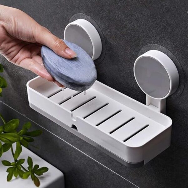 1774769496_Wall-Mounted-Self-Adhesive-Toothbrush-Holder-with-Plastic-Soap-Holder-Brush-Holder-Soap-Dish-for-Bathroom-Soap-Stand-Toothbrush-HolderTwin-Soap-Dish.jpg Wall Mounted Self Adhesive Toothbrush Holder with Plastic Soap Holder- Brush Holder- Soap Dish for Bathroom- Soap Stand (Toothbrush Holder+Twin Soap Dish)