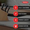 PANCA Knife Set of 3 Stainless Steel Knives for Kitchen| Sharp Edge Cutting Chef Knifes for Chopping Vegetables, Fruits, Multipurpose Knife, Kitchen Tools(Set of 3) (Black)