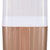 Nayasa Plastic Castle Cutlery Stand | Big | Utensils Holder with Compartments & Drip Tray | Spoon, Fork, Knife & Chopstick Organizer | Tabletop & Kitchen Storage Rack | Brown