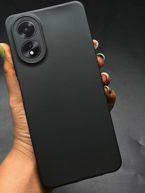 1774785927_NIUKIN-Matte-Frosted-Soft-Back-Case-for-Oppo-A38-4G-Oppo-A18-4G-Shockproof-Scratchproof-Cover-Black.jpg NIUKIN Matte Frosted Soft Back Case for Oppo A38 4G / Oppo A18 4G | Shockproof Scratchproof Cover | Black