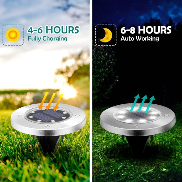 1774802693_16-Pack-Solar-Lights-Outdoor-8-LED-Solar-Powered-Ground-Lights-Waterproof-Garden-Landscape-Lighting-for-Yard-Deck-Patio-Driveway-Pathway-Walkway-Cool-White.jpg 16 Pack Solar Lights Outdoor, 8 LED Solar Powered Ground Lights Waterproof Garden Landscape Lighting for Yard Deck Patio Driveway Pathway Walkway (Cool White)