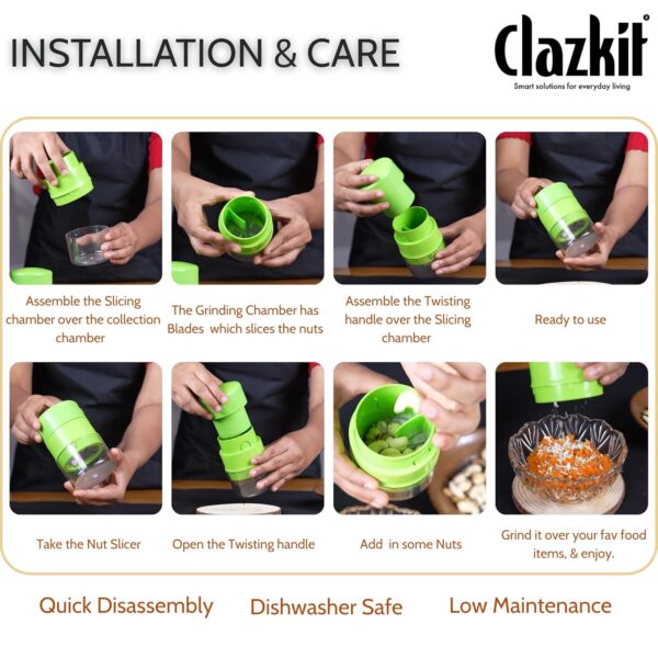 1774806525_Clazkit-Precision-Cashews-Almond-CutterSlicer-Effortless-Slicing-with-Built-in-Storage-Convenience-Multicolor.jpg Clazkit Precision Cashews & Almond Cutter/Slicer : Effortless Slicing with Built-in Storage Convenience -Multicolor
