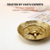 Plus Value Vastu Feng Shui Brass Tortoise with Plate for Career Opportunities and Good Luck Brass Turtle Metal Kachua Plate Handicraft Decor Items for Home, Office for Mom Dad Housewarming