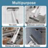 Mini Mop for Kitchen, Floor, Glass, Car & More - 2 Sponges, Self Squeeze, Strong Absorbent, Wet & Dry Use, Multicolour, ABS & Sponge Material