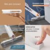 Mini Mop for Kitchen, Floor, Glass, Car & More - 2 Sponges, Self Squeeze, Strong Absorbent, Wet & Dry Use, Multicolour, ABS & Sponge Material